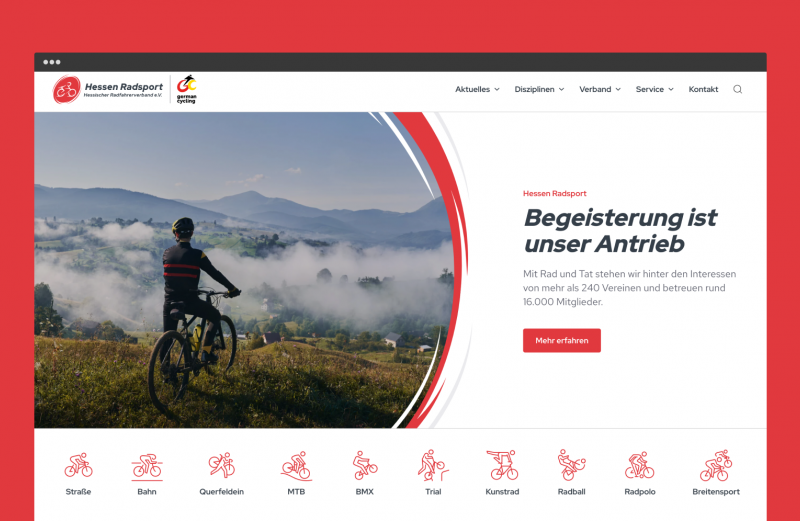 WordPress Webdesign für Verbandswebsite