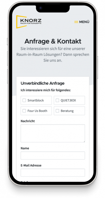 Responsive Webdesign Knorz Bürosysteme